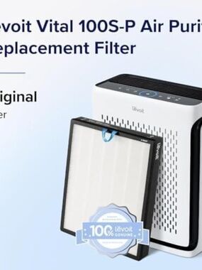 Vital 100S HEPA Replacement Filter for LEVOIT Vital 100S/100S-P Air Purifier